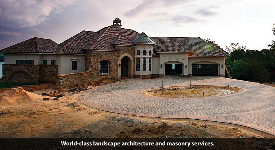 World-class landscape architecture and masonry services.